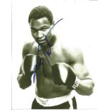 Boxing Larry Holmes signed 10x8 black and white photo. Larry Holmes (born November 3, 1949) is an