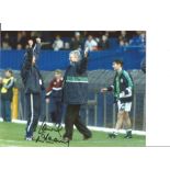 Football Lawrie McMenemy 10x8 Signed Colour Photo Pictured While Manager Of Northern Ireland. Good