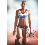 Olympics Jessica Ennis Hill signed 12x8 colour photo. Dame Jessica Ennis-Hill DBE (born 28 January
