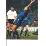 Football Kerry Dixon 10x8 Signed Colour Photo Pictured Celebrating While Playing For Chelsea. Good