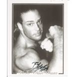 Wrestling Rob Van Damm signed 10x8 black and white photo. Robert Alexander Szatkowski (born December