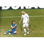 Pavel Nedved Juventus Signed 10 x 8 inch football photo. Good Condition. All autographs come with