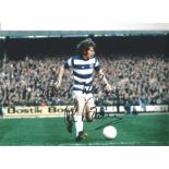 Stan Bowles QPR Signed 12 x 8 inch football photo. Good Condition. All autographs come with a