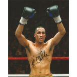 Boxing James DeGale signed 10x8 colour photo. James Frederick DeGale, MBE (born 3 February 1986)
