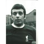 Ian Callaghan Liverpool Signed 12 x 8 inch football photo. Good Condition. All autographs come with