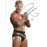 Wrestling Chris Jericho signed 10x8 colour photo. Christopher Keith Irvine (born November 9,