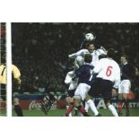Don Hutchison signed 12x8 colour photo pictured scoring for Scotland against England. Good