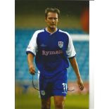 Football Noel Whelan 12x8 Signed Colour Photo Pictured In Action For Millwall. Good Condition. All