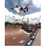 Skateboarding Tony Hawk signed 10x8 colour photo. Anthony Frank Hawk (born May 12, 1968),