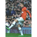 Adnan Januzaj signed 10x8 colour photo pictured while playing for Manchester United. Good Condition.