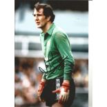 Joe Corrigan Manchester City Signed 12 x 8 inch football photo. Good Condition. All autographs