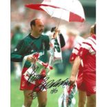 Football Bruce Grobbelaar signed 10x8 colour photo pictured while with Liverpool. Bruce David