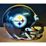 American Football Pittsburgh Steelers vintage replica mini Riddell helmet perfect for the true