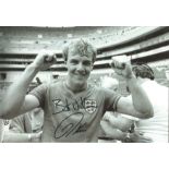 Kerry Dixon England Signed 12 x 8 inch football photo. Good Condition. All autographs come with a