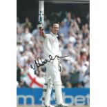 Cricket Michael Vaughan signed 12x8 colour photo. Michael Paul Vaughan OBE (born 29 October 1974) is