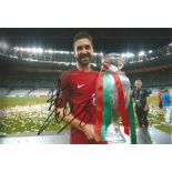 João Moutinho Portugal Signed 12 x 8 inch football photo. Good Condition. All autographs come with a