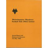 Football Wolverhampton Wanderers Football Club (1923) Limited Annual Report and Statement of