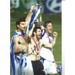 Giorgos Karagounis Greece Signed 12 x 8 inch football photo. Good Condition. All autographs come