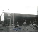 Dave Gaskell signed 12x8 black and white photo pictured in action for Manchester United. Good