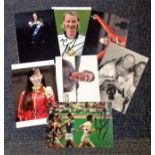 Olympics collection 7 assorted 6x4 signed photos from some legendary names such as Brendan Foster,