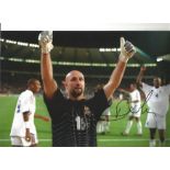 Fabien Barthez France Signed 12 X 8 inch football photo. Good Condition. All autographs come with