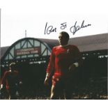 Football Ian St John signed 10x8 colour photo pictured while playing for Liverpool. Ian St John (