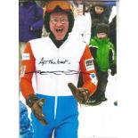 Winter Olympics Eddie Edwards signed colour photo. Michael Edwards (born 5 December 1963), known