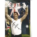 Mark Schwarzer Australia Signed 12 x 8 inch football photo. Good Condition. All autographs come with