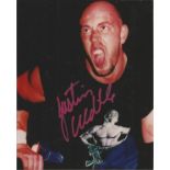 Wrestling Justin Credible signed 10x8 colour photo. Peter Joseph "PJ" Polaco (born October 16, 1973)