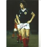 John Wark Scotland Signed 12 x 8 inch football photo. Good Condition. All autographs come with a