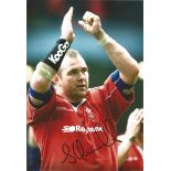 Scott Quinnell Signed 10 x 8 inch rugby colour photo. Good Condition. All autographs come with a