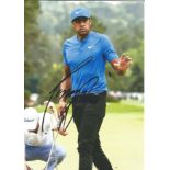 Golf Tony Finau signed 12x8 colour photo. Milton Pouha "Tony" Finau (born September 14, 1989) is