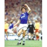 Football Kevin Ratcliffe signed 10x8 colour photo pictured while playing for Everton. Good