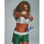 Wrestling Nidia signed 10x8 colour photo. Nidia Guenard (born March 12, 1979) is an American retired