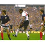 Football John Barnes signed 10x8 colour photo pictured in action for England. John Charles Bryan