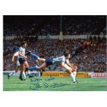 Keith Houchen FA Cup Final Coventry City Signed 16 x 12 inch football photo. Good Condition. All