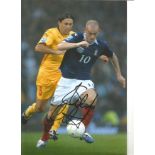 Stephen Fletcher Scotland Signed 12 x 8 inch football photo. Good Condition. All autographs come