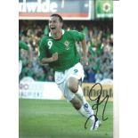 David Healy Northern Ireland Signed 12 x 8 inch football photo. Good Condition. All autographs