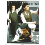 Snooker Jimmy White signed 12x8 colourised montage photo of The Whirlwind Jimmy White. Good