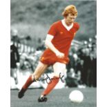 David Fairclough signed 10x8 colourised photo pictured playing for Liverpool. Good Condition. All