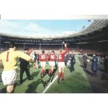 Martin Peters 66 England Signed 12 x 8 inch football photo. Good Condition. All autographs come with