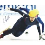 Winter Olympics Apolo Anton Ohno signed 10x8 colour photo. Apolo Anton Ohn ( born May 22, 1982) is
