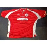 Football Jim Leighton signed commemorative Aberdeen shirt from his testimonial Aberdeen v