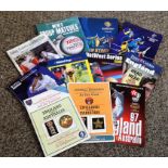 Cricket collection Twelve vintage programmes dating 1985 to 2013 includes various internationals