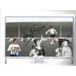 Football Alan Mullery signed 12x8 colourised montage photo picturing the Tottenham Hotspur legend