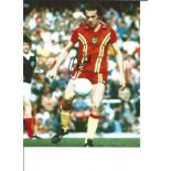 Football Alan Curtis 10x8 Signed Colour Photo Pictured In Action For Wales. Good Condition. All