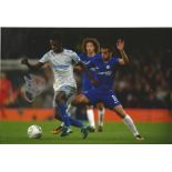 Beni Baningime signed 12x8 colour photo pictured in action for Everton. Good Condition. All