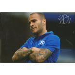 Sandro Ramírez signed 12x8 colour photo pictured during his time with Everton. Good Condition. All