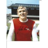Football John Roberts 10x8 Signed Colour Photo Pictured In Arsenal Kit. Good Condition. All