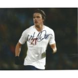 Conor Gallagher signed 10x8 colour photo pictured playing for England U21s. Good Condition. All
